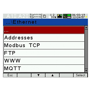 MQTT protocol for ND30 meter